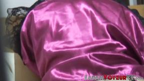 ”Mature Japanese vixen teases her little muff with fingers”