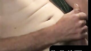 MenWorkinXXX.com - Nasty old dude Daniel loves coating himself in cum