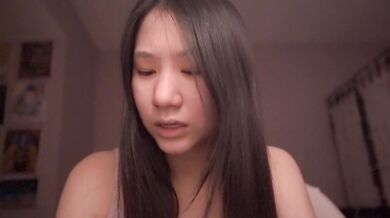 Cute Asian ASMR Good Girl Reads Softly Unashamed