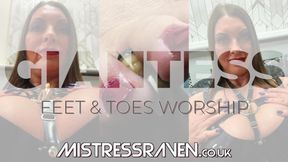 934 Gaintess Feet and Toes Worship
