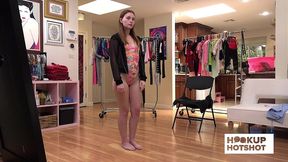 bts - cutie danni rivers gets teased and stripped backstage!