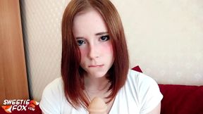 Sexy Babe Masturbate Pussy after Watching Porn