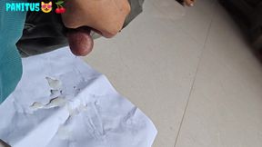 Called Lonely Girl Home And Squirted Huge Load In Bathroom On Her Face