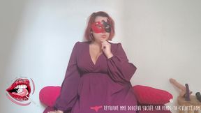 Vends-ta-culotte - Beautiful French luscious woman explains you how she handles your wife&#039;s anal training