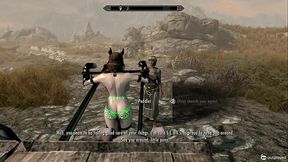 Curvy 3D pony girl sucks cock in BDSM scene