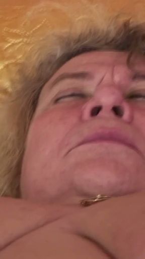 Granny sucks on her gay stepson&amp;#039;s cock   Clip 2