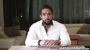 Zack Lemec muscle worshipped by Pascal before fucking a fleshlight