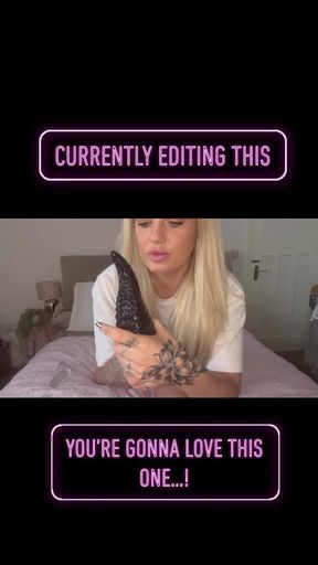 Got a New 15 Min Masturbation Video Coming Your Way. Editing Tonight