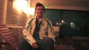 283 gay submissed to the sneakers of straigth scally boy in jogging