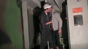 283 gay submissed to the sneakers of straigth scally boy in jogging