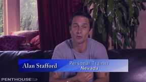 Personal Trainer and Client Engage in Intense Hardcore Session