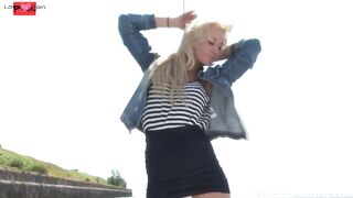 Seduced by the Sea Lindseys Scorching Sunset Strip Tease