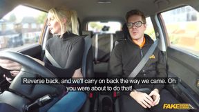 Fake Driving School - Naughty Student Driver Lexi Lou Deepthroats Instructor Ryan, Gets Fucks Hard Until She Squirts & Cums