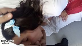 fucking my school&irl stepsister before going to sc#ool!!
