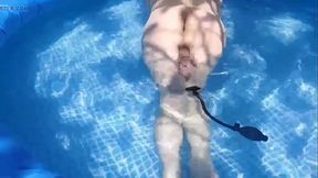 Tempting Crossdresser Slowly Teasing While Showing Seductive Curves