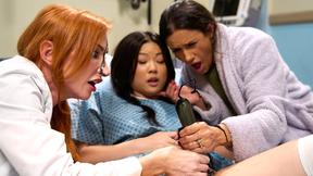 ”Insane mutation growth on her Asian teen stepdaughter Lulu Chu”