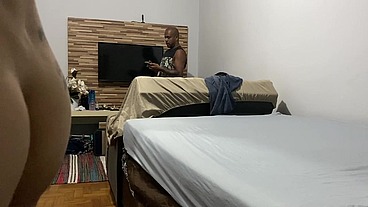 Home Orgy: Slim Twink + Passive Buddy Double-Teamed by Buff Short Top & Hung Mulatto 12 01