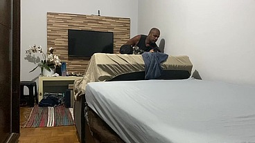 Home Orgy: Slim Twink + Passive Buddy Double-Teamed by Buff Short Top & Hung Mulatto 12 01