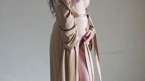 wearing a satin robe while masturbating the latest Indonesian porn