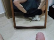 Estaba caliente y me la tuve que jalar