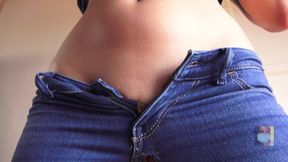 Jeans camel toe