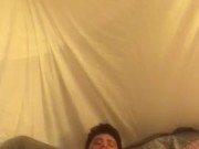 college boy trans ftm fucks himself with purple vibrator