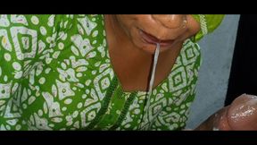 Close-up Desi Blowjob &amp; cumshot in mouth indian
