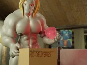 Dawn Heart anthro horse muscle growth animation