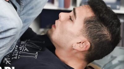 Drake Von Humps Damian Night's Booty While He Studies Making Him Horny For A Quick Fuck - PAPI