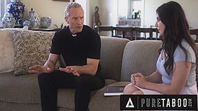 Religious teen 18+ Keira Croft Tries Anal Sex For The First Time With Her Priest - Teaser Video