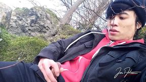 Jon Arteen wants to cum outdoor but it&#039;s a ruined orgasm