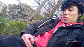 Jon Arteen wants to cum outdoor but it&#039;s a ruined orgasm