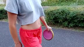 Going home from disc golf