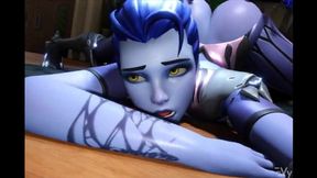 'Widowmaker got destroyed in her enormous ass&#x1F351; by the Black Cock&#x1F32D;'s massive thrusts'