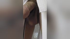 Swinging My Big Fat Hairy Soft Cock In Your Face