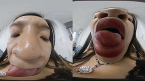 3DVR180 ERER The Tongue Queen humiliated you
