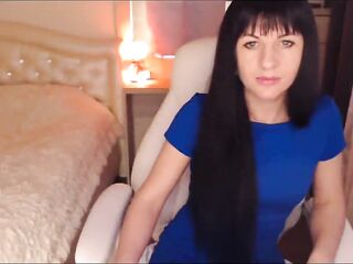 Little Titty Jessy M'Lady in Blue Dress