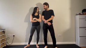 Strip wrestling: Delilah vs El Mustacho