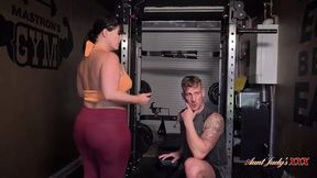 Big booty Latina MILF Montse Swinger gets fucked by her personal trainer