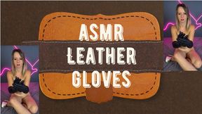 asmr leather gloves