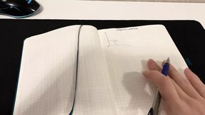 Stepsister rubs my cock&#x1F346; under the table as I study