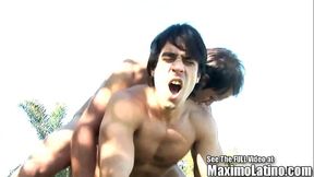 2 Hot Latin Studs Ass Fucking Like Hell