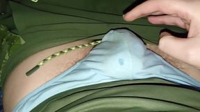 Boy Cumming In His Trackie Bottoms
