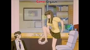 Teen Anime Geek Seduces Dad With FOOT FETISH for Taboo Fun