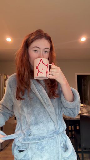 Adorable titty girl shows off her cute boobs