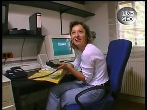 German secretary show her muff before fucking her boss