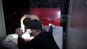 BAREBACK Complete amator french porn video homemade with french twink wit big cock fucked anal by their straight frienc curious for sex, exihb or public cruising