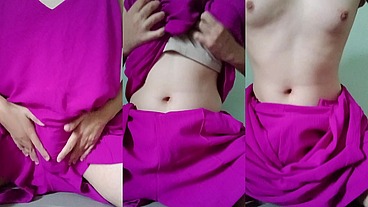 Pink dressed trans girl