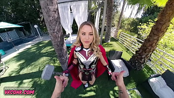 VR Conk Anna Claire Clouds as Jane Foster in Thor XXX Parody VR Porn