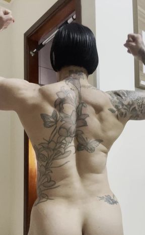 Tattooed Muscle Man